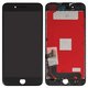 Pantalla LCD puede usarse con Apple iPhone 7 Plus, negro, con marco, HC