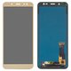 Pantalla LCD puede usarse con Samsung J600 Galaxy J6, dorado, con ajuste de brillo, Best copy, sin marco, Copy, (TFT)