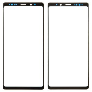 Vidrio de carcasa puede usarse con Samsung N960 Galaxy Note 9, con película OCA, negro
