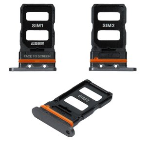 Sujetador de tarjeta SIM puede usarse con Xiaomi 12 Pro, negro, gray