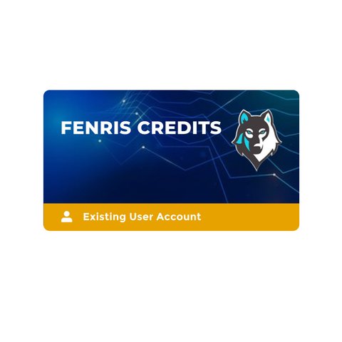 Créditos Fenris recarga de una cuenta existente 