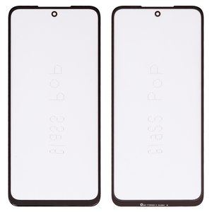Vidrio de carcasa G+OCA PRO puede usarse con Xiaomi Redmi 10 2021 , Redmi 10 2022 , con película OCA, negro