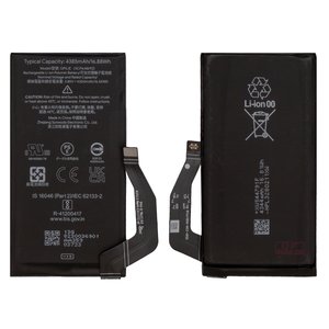 Batería GP5JE puede usarse con Google Pixel 7a, Li Polymer, 3.85 V, 4385 mAh, Original PRC 