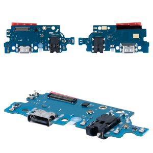 Cable flex puede usarse con Samsung A236B Galaxy A23 5G, del conector de carga, con micrófono, con componentes, Original PRC 