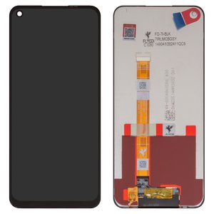 Pantalla LCD puede usarse con Realme 7i, C17; OnePlus Nord N100; Oppo A32, A33 2020 , A53 4G, A53s 4G, negro, sin marco, FLYCDI, BV065WBM L03 MB00