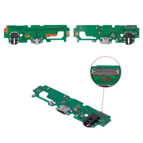 Cable flex puede usarse con Vivo Y11 2019 , Y12 2019 , Y15 2019 , del conector de carga, del conector de auriculares, con micrófono, Copy, placa del cargador, 40 pin 9 mm