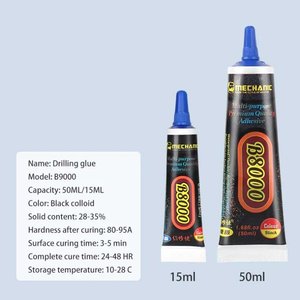 Adhesivos sellador Mechanic B8000, para pegar pantallas táctiles, LCD, 15 ml, negro