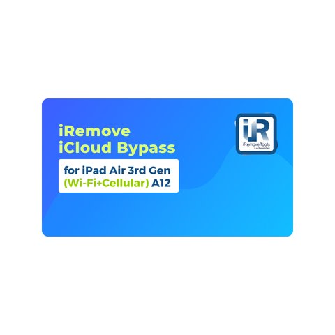 iRemove iCloud Bypass para iPad Air 3rd Gen Wi Fi+Cellular  A12