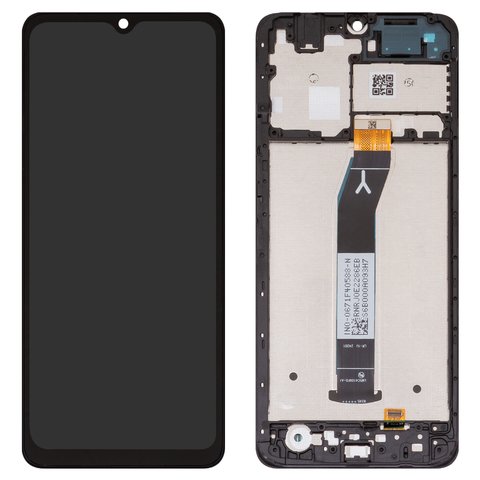 Pantalla LCD puede usarse con Xiaomi Redmi A3, Redmi A3x, negro, con marco, High Copy, 23129RN51X, 23129RN51H