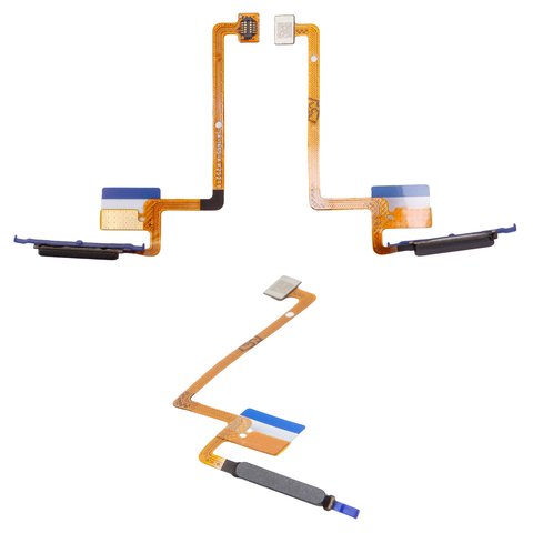 Cable flex puede usarse con Xiaomi Poco C71, Redmi A5 4G, para escaner de huellas dactilares, midnight black