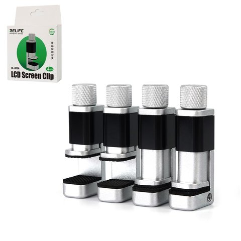 Pinza para sujetar el módulo de pantalla RELIFE RL 008A, metal, 4 uds.