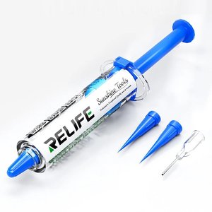 Fundente en pasta RELIFE HW11, sin estaño, no requiere enjuague, libre de halógeno, 10 ml