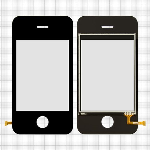 Сенсорний екран для China iPhone 3g, 3gs, 81 мм, тип 1, 110*56мм , 65*49мм , #ECW054