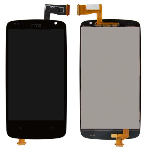 Дисплей для HTC Desire 500, чорний, без рамки