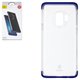 Чехол Baseus для Samsung G960 Galaxy S9, синий, прозрачный, силикон, #WISAS9-YJ03