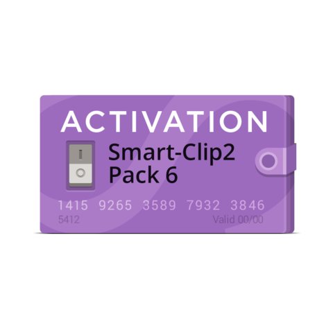 Активация Smart Clip2 Pack 6