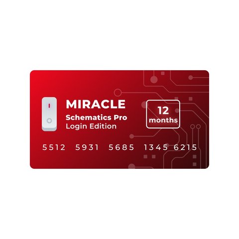 Miracle Schematics Pro Login Edition 12 месяцев 