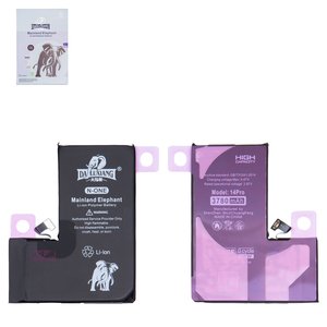 Аккумулятор Da Luxiang для Apple iPhone 14 Pro, Li ion, 3,87 B, 3780 мАч, повышенная ёмкость, original IC