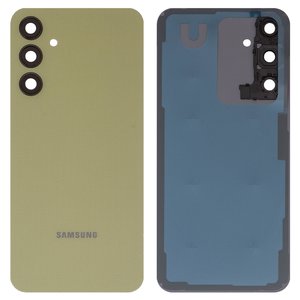 Задняя панель корпуса для Samsung A256 Galaxy A25, желтая, со стеклом камеры, personality yellow