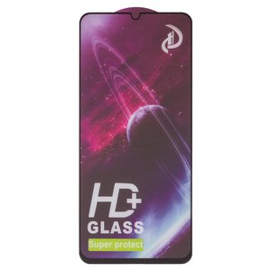 Защитное стекло All Spares для Realme Note 60, совместимо с чехлом, Full Glue, черный