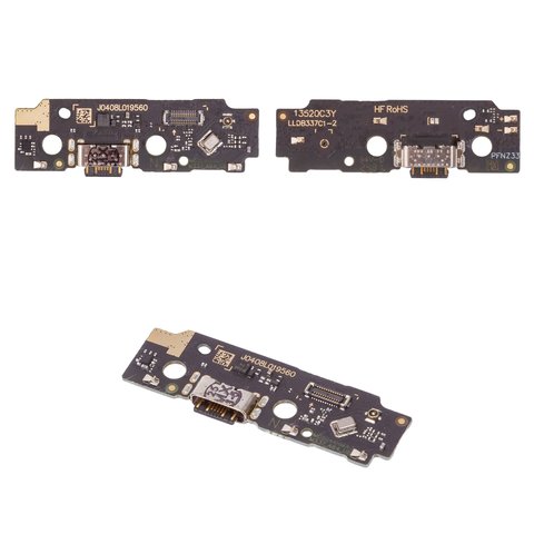 Шлейф для Xiaomi Poco C61, Redmi A3, Redmi A3 Pro, Redmi A3x, коннектора зарядки, с компонентами, High Copy, плата зарядки