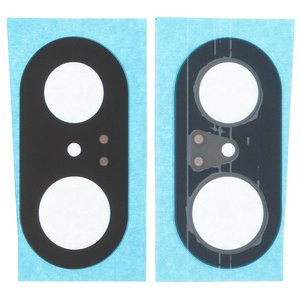 Стекло камеры для Google Pixel 8, черное, без рамки