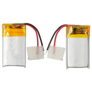 Акумулятор 401324, 24 мм, 13 мм, 4,0 мм, Li ion, 3,7 В, 60 мАг, з контролером