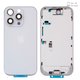 Корпус для iPhone 16 Pro, белый, с держателем SIM-карты, с боковыми кнопками, Original (PRC), EU Version, white titanium
