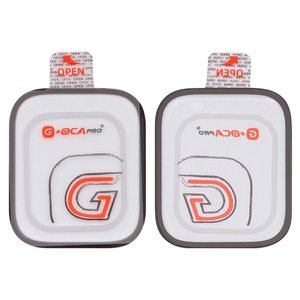 Скло корпуса G+OCA PRO для Apple Watch 7 41mm, Watch 8 41mm, Watch 9 41mm, з ОСА плівкою, чорне