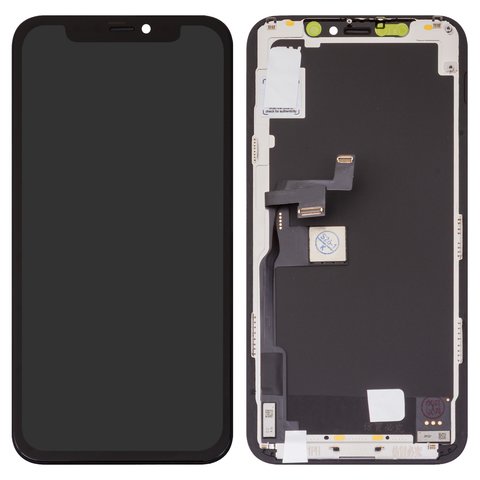 Дисплей для iPhone 11 Pro, черный, с рамкой, HC, без упаковки, OLED , GX OEM hard