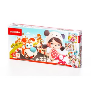 Puzzle Puzzlika 3 en 1 "Cuentos de felicidad" Puzzle Puzzlika 3 en 1 "Cuentos de felicidad"